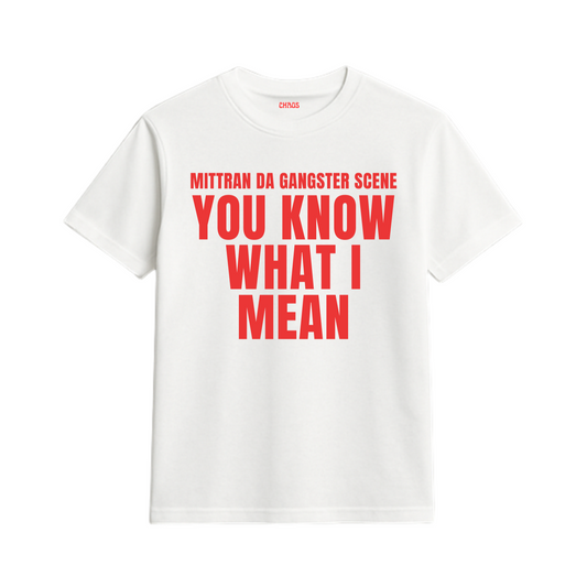 Mitran Da Gangster..  – Karan Aujla Unisex White Cotton T-Shirt